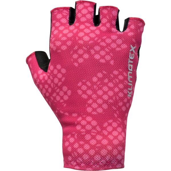 Klimatex SKY Unisex cyklo rukavice, růžová, velikost