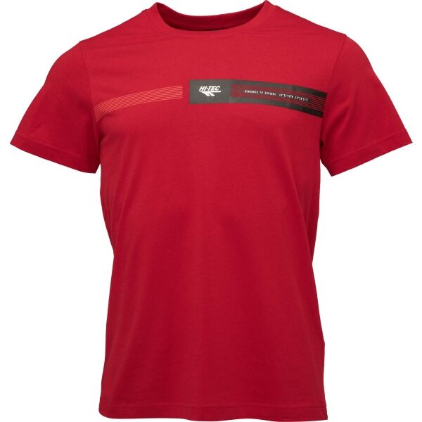 Hi-Tec ASMARINO Pánské triko, červená, velikost