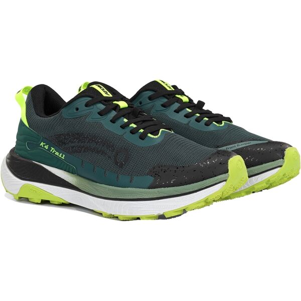 ATOM K4 TRAIL Pánské běžecké boty, tmavě zelená, velikost