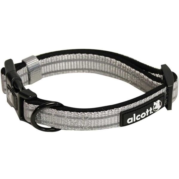 ALCOTT ADVENTURE L Reflexní obojek pro psy, šedá, velikost L