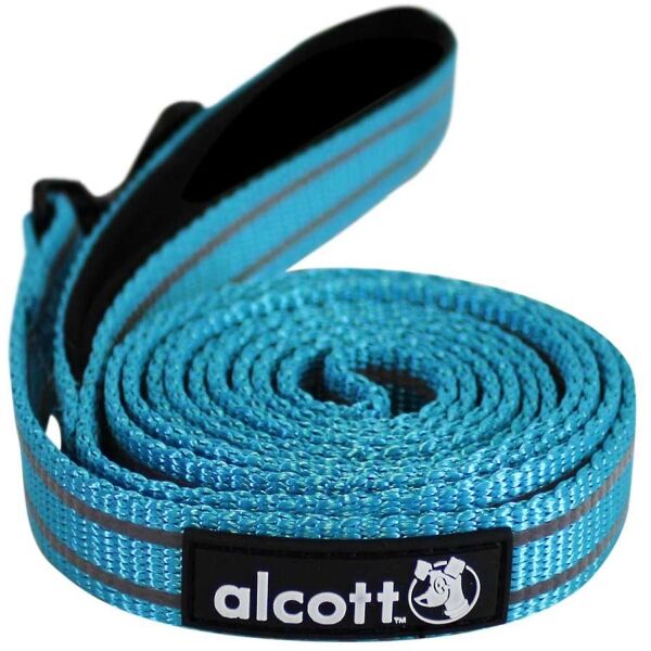 ALCOTT REFLECTIVE LEASH M Reflexní vodítko, modrá, velikost