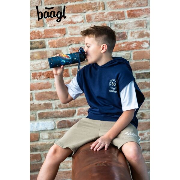 BAAGL ONYX 700 ML Tritanová láhev na pití, tmavě modrá, velikost 700 ML