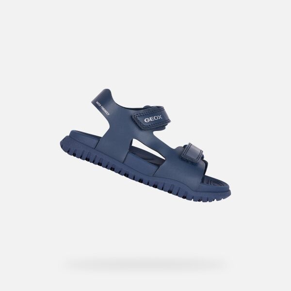 Geox J SANDAL FUSBETTO BOY Dětské sandály, tmavě modrá, velikost