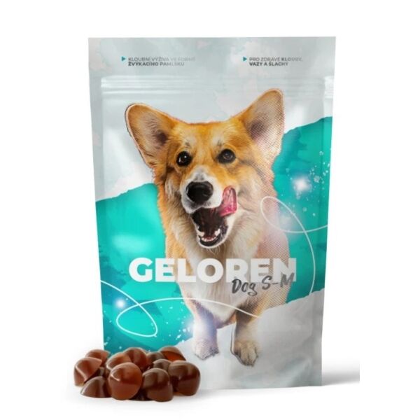 GELOREN DOG S-M 180G (60KS) Kloubní výživa pro psy, , velikost