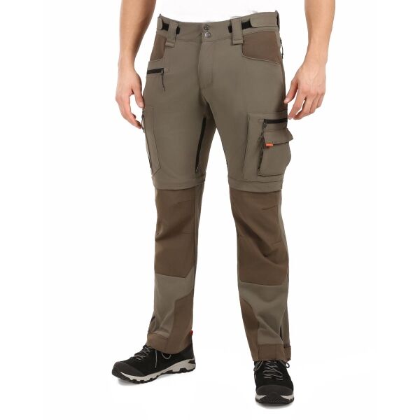 KILPI SURVIVOR-M Pánské outdoorové kalhoty, khaki, velikost XXXL