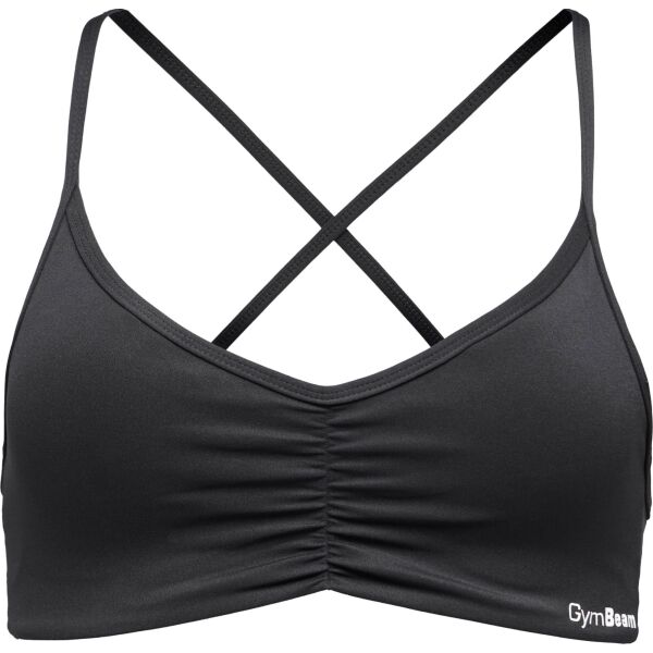 GymBeam FIERCE SPORTS BRA Dámská sportovní podprsenka, černá, velikost