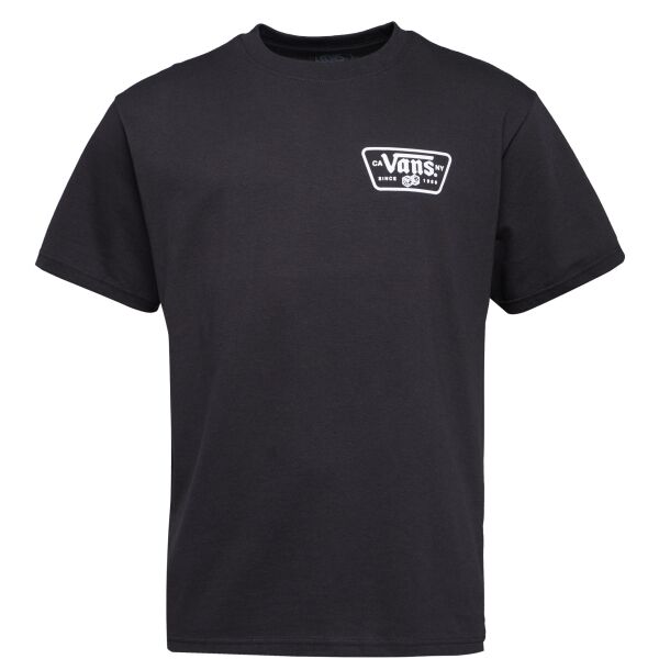 Vans KNU PATCH SS TEE Pánské tričko, černá, velikost