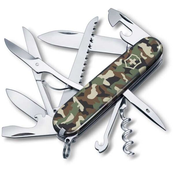 VICTORINOX HUNTSMAN Kapesní nůž, zelená, velikost