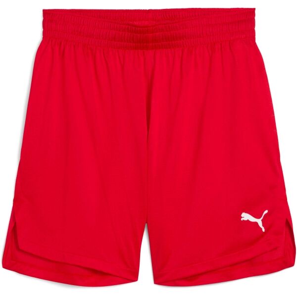 Puma TEAMJAWS PRACTICE SHORTS Pánské basktetbolové kraťasy, červená, velikost XXXL