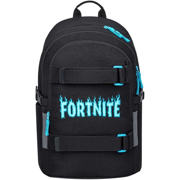 BAAGL SKATE FORTNITE Školní batoh, černá, velikost