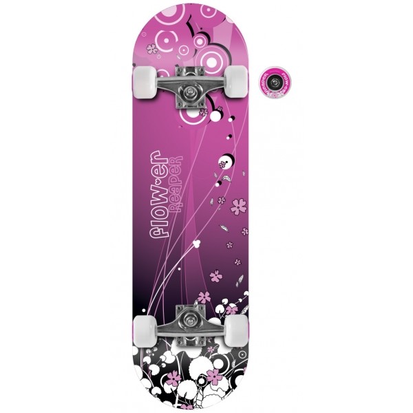 E-shop Reaper FLOW-ER Skateboard, růžová, velikost