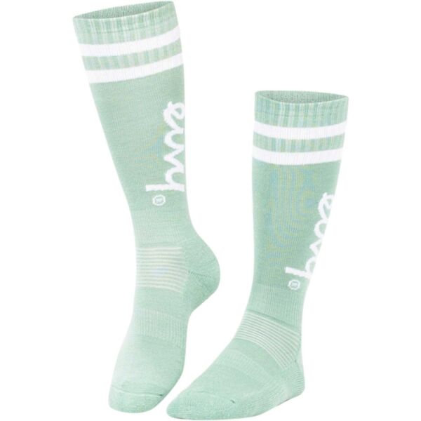 EIVY CHEERLEADER WOOL SOCKS Dámské merino ponožky, světle zelená, velikost