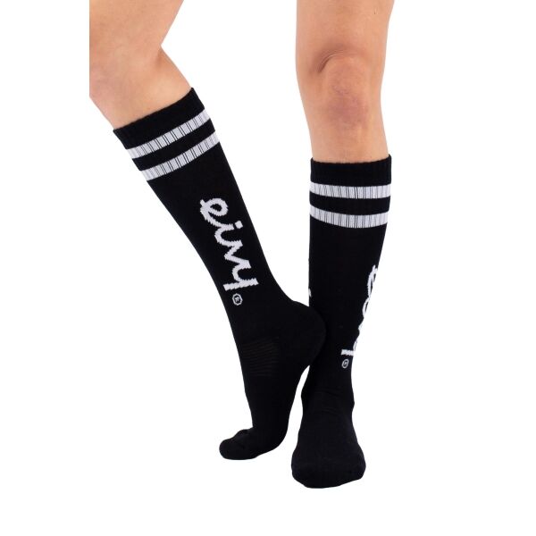 EIVY CHEERLEADER WOOL SOCKS Dámské merino ponožky, černá, velikost