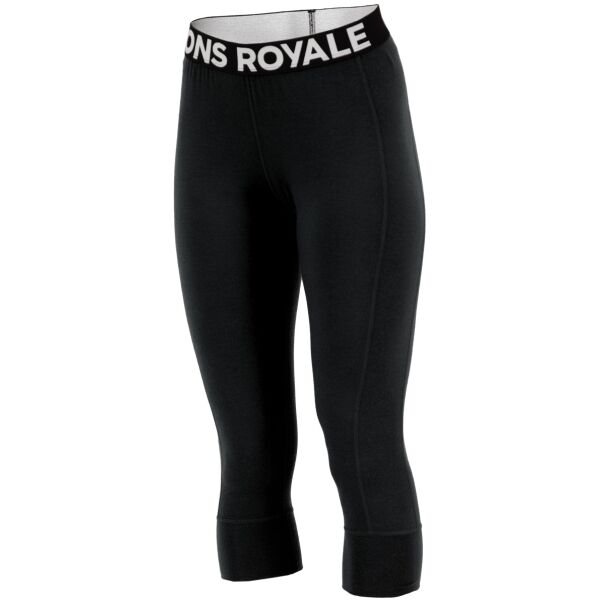MONS ROYALE CASCADE MERINO 3/4 LEGGING WMNS Dámské funkční legíny, černá, velikost