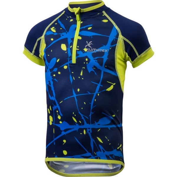 Klimatex JOPPE Dětský cyklistický dres se sublimačním potiskem, tmavě modrá, velikost