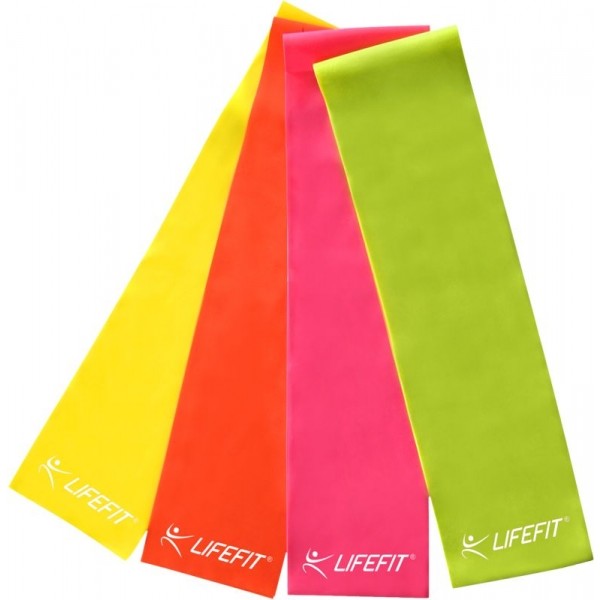 E-shop Lifefit STUHA 0,45 MM Gymnastická guma, žlutá, velikost