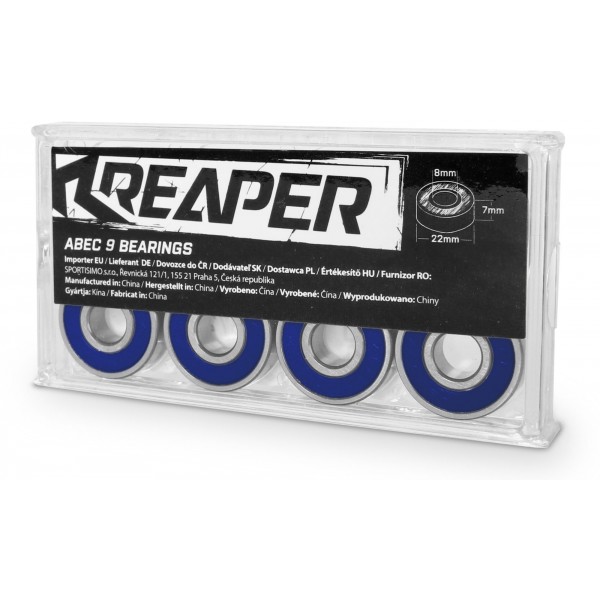 E-shop Reaper ABEC9 Náhradní sada ložisek, modrá, velikost