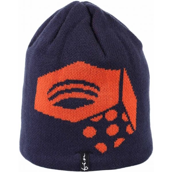 E-shop Finmark WINTER HAT Pánská pletená čepice, fialová, velikost