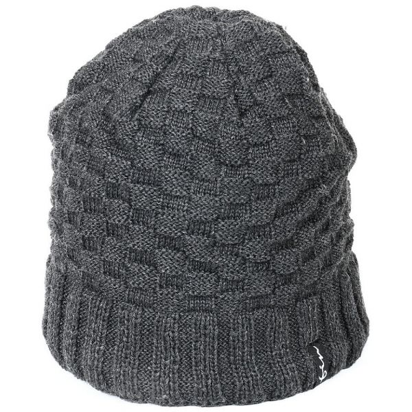 E-shop Finmark WINTER HAT Dámská pletená čepice, tmavě šedá, velikost