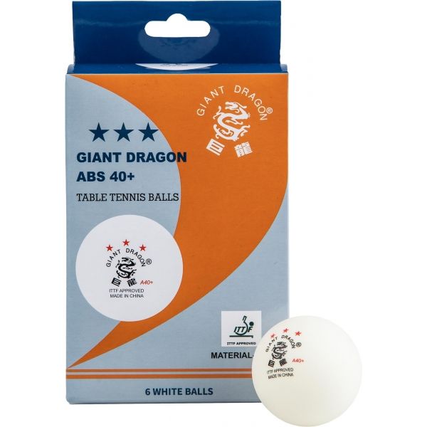 Giant Dragon WHT PI PO - Míčky na stolní tenis