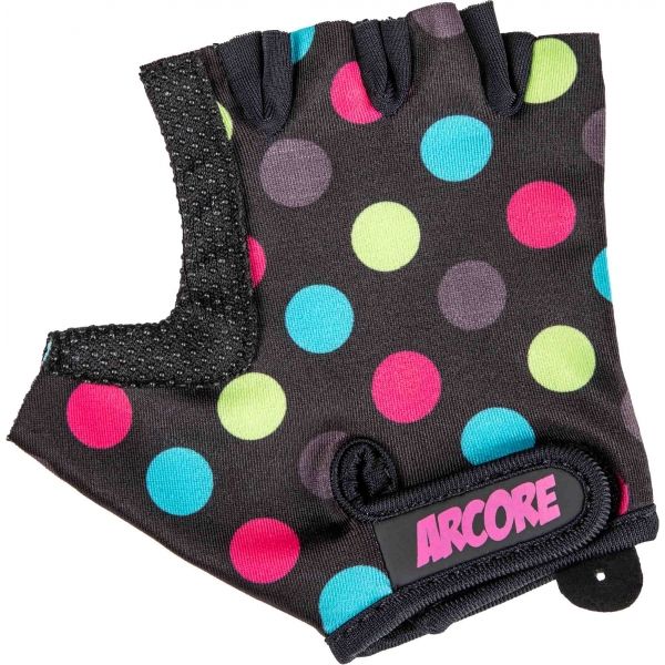 Arcore ZOAC Dětské cyklistické rukavice, černá, velikost