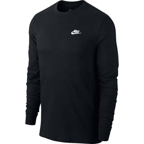 Nike SPORTSWEAR CLUB Pánské Triko, černá, Veľkosť L