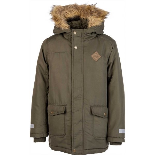 E-shop Lewro ARTUR Chlapecký zimní kabát, khaki, velikost