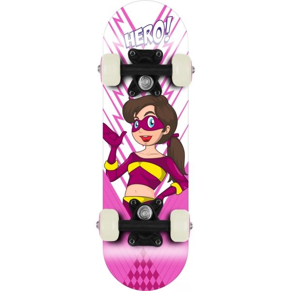 E-shop Reaper HERO Skateboard, růžová, velikost